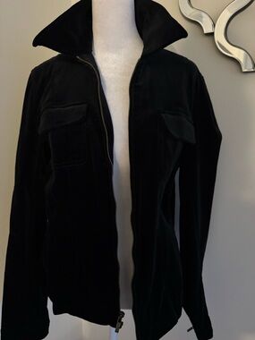 Jones New York Black Velvet Jacket